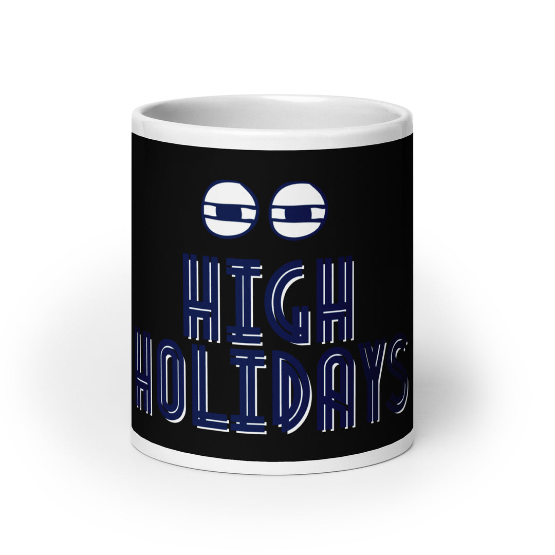 High Holidays Jewish pride mug - front view
