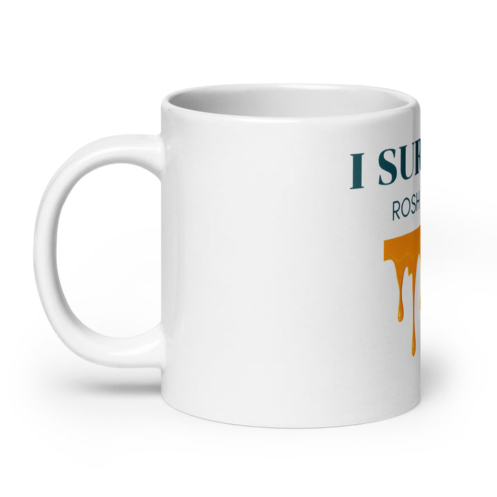I Survived Rosh HaShana Jewish pride mug - folded view