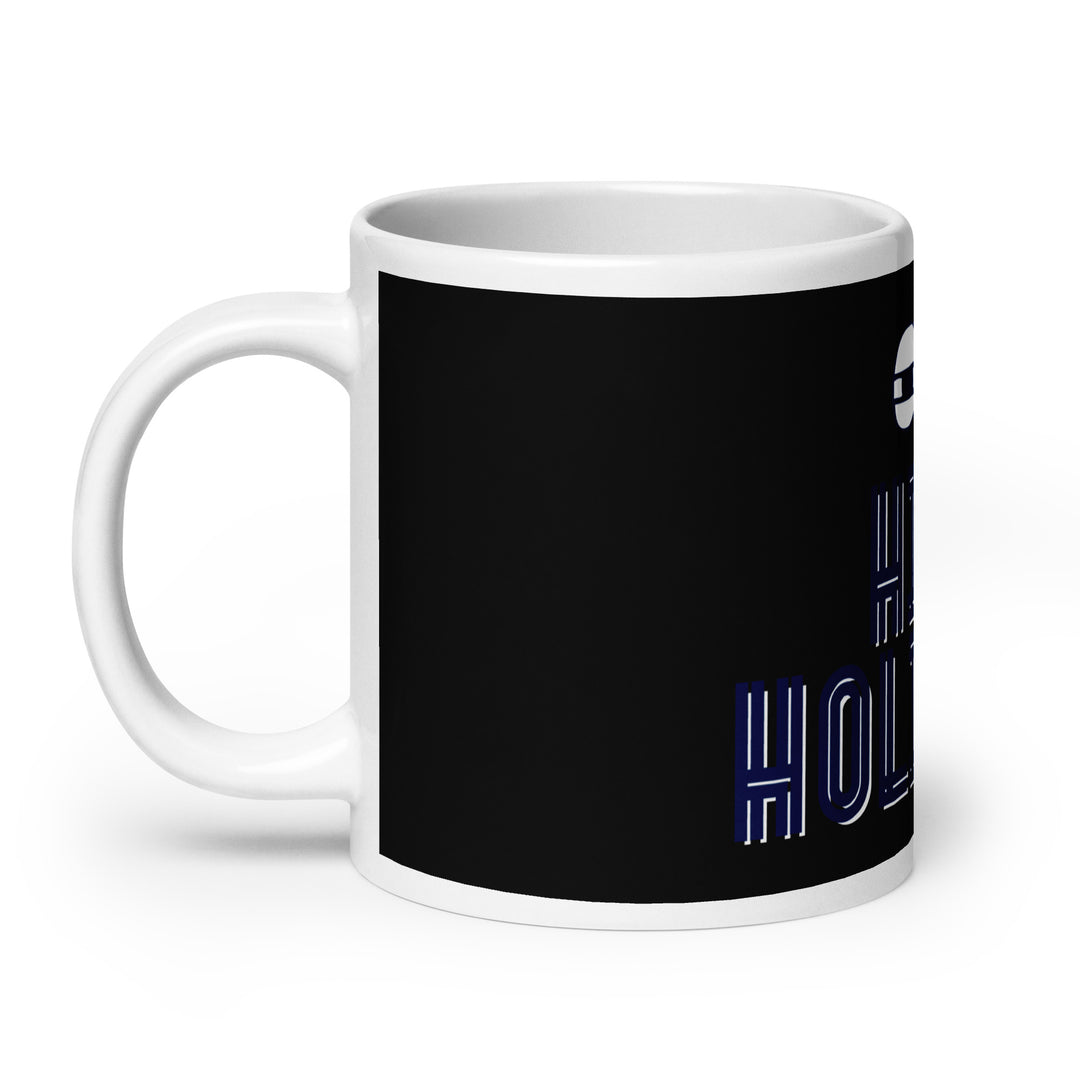 High Holidays Jewish pride mug - folded view