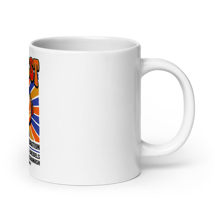 Jam Fest 8 Nights Jewish pride mug - side view