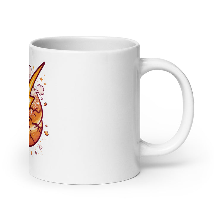 Sufganiyah Lightning Jewish pride mug - side view