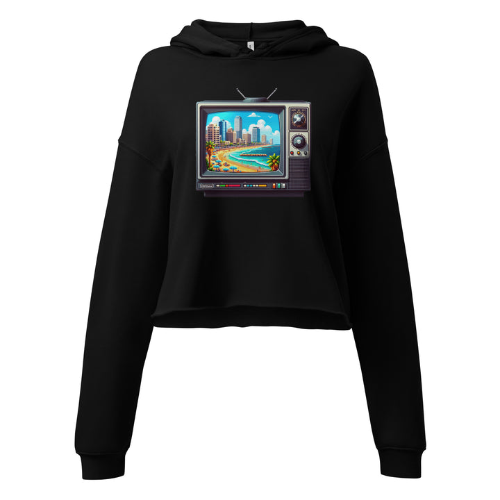 Crop Hoodie | 16Bit Tel Aviv Beach