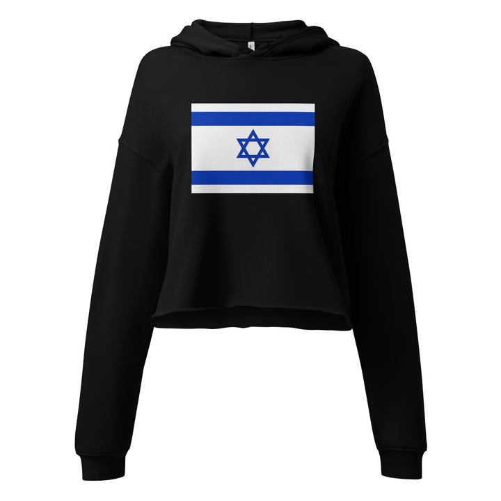 Crop Hoodie | Israel Flag