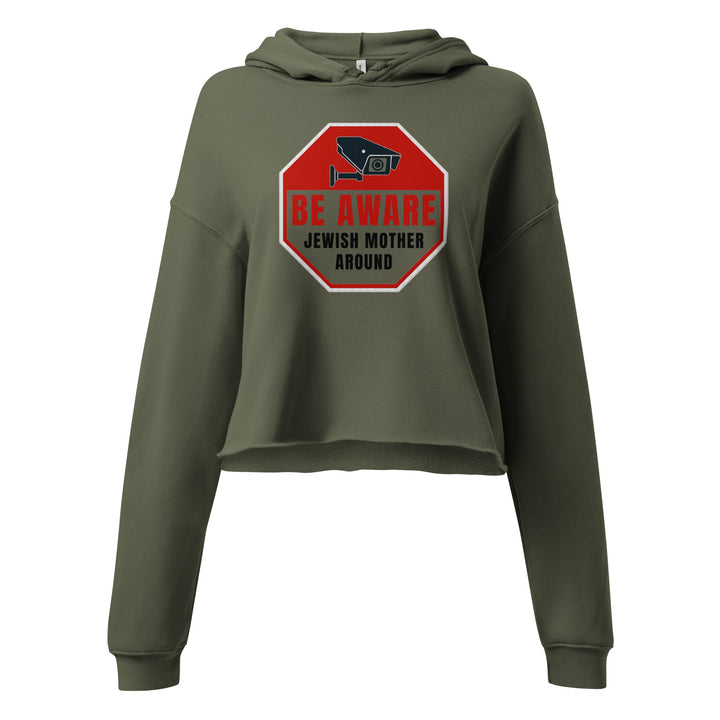 Crop Hoodie | Be aware jewish mother
