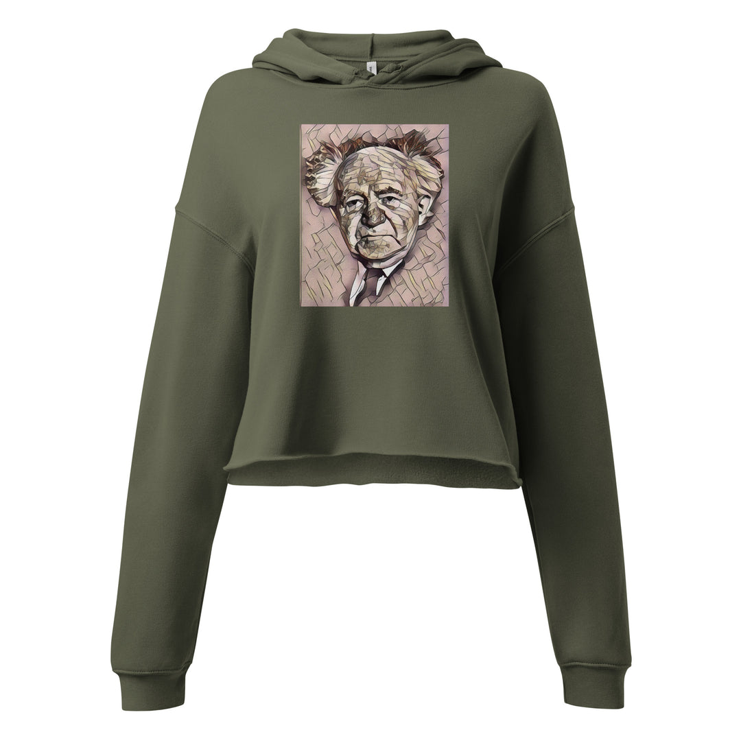 Crop Hoodie | David Ben Gurion