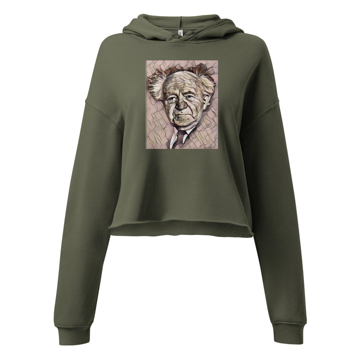 Crop Hoodie | David Ben Gurion