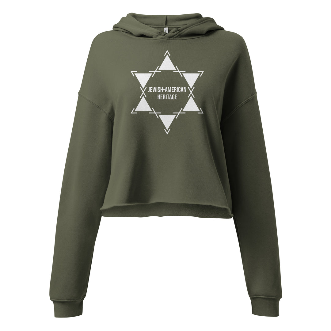 Crop Hoodie | Jewish American Heritage