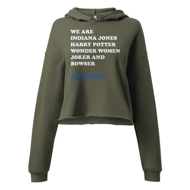 Crop Hoodie | We are Iconic Roles 1
