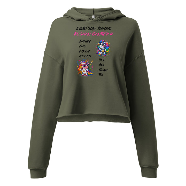 Crop Hoodie | Kosher Certified Names