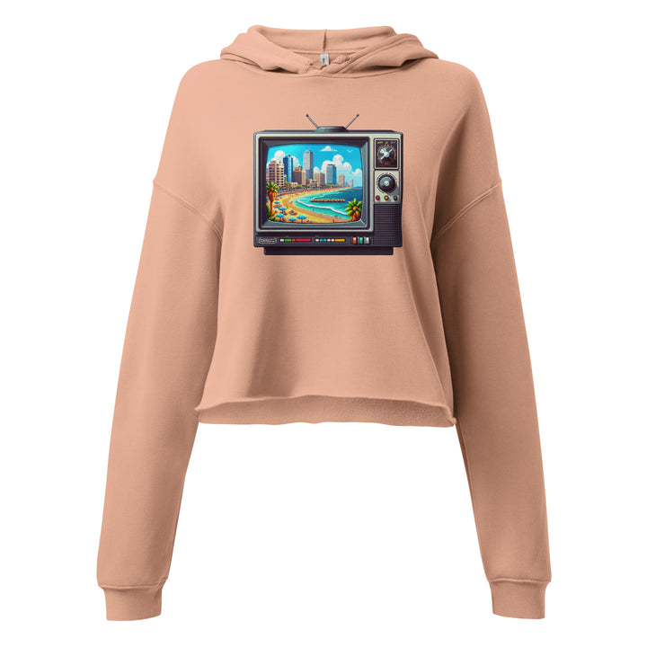 Crop Hoodie | 16Bit Tel Aviv Beach