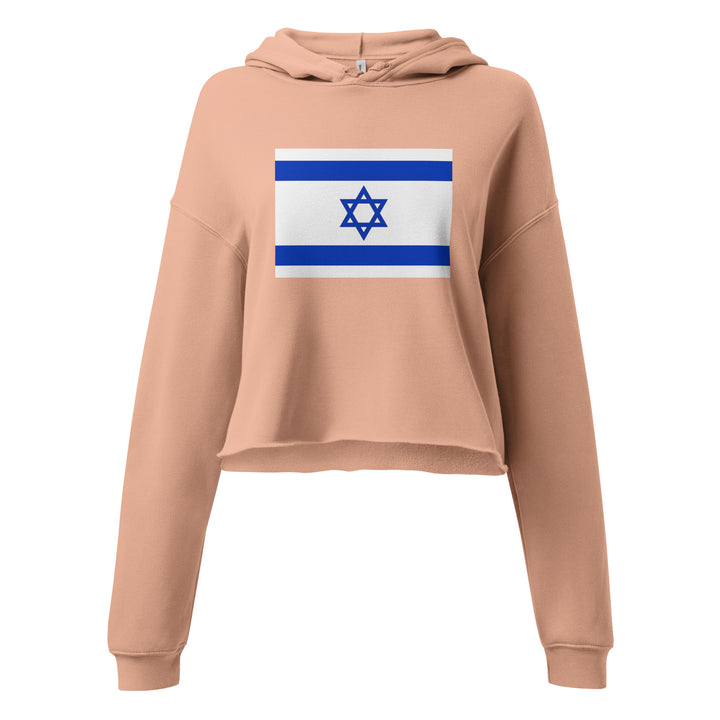 Crop Hoodie | Israel Flag