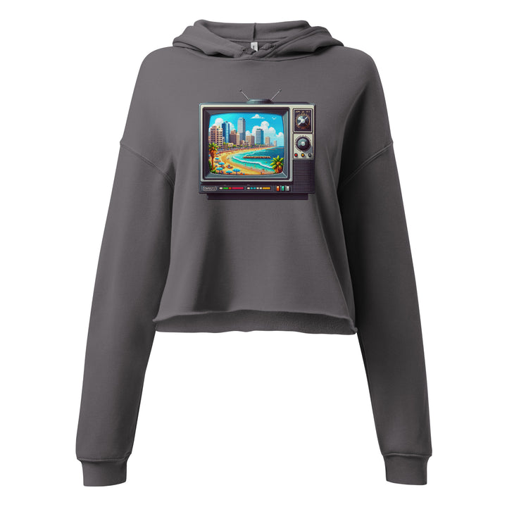 Crop Hoodie | 16Bit Tel Aviv Beach