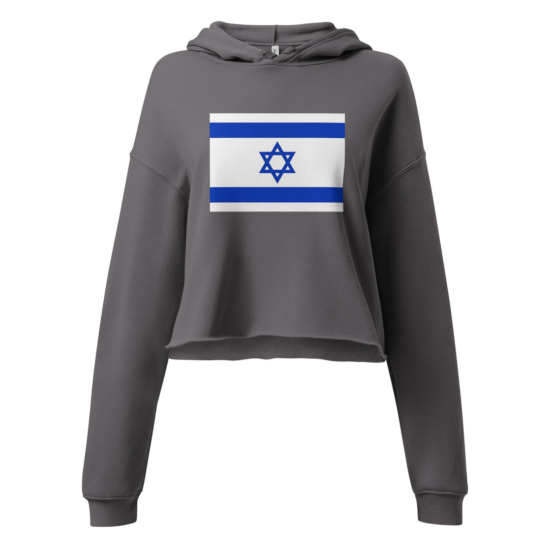 Crop Hoodie | Israel Flag