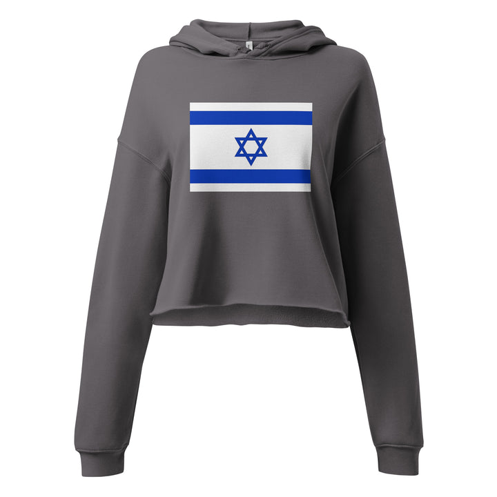 Crop Hoodie | Israel Flag