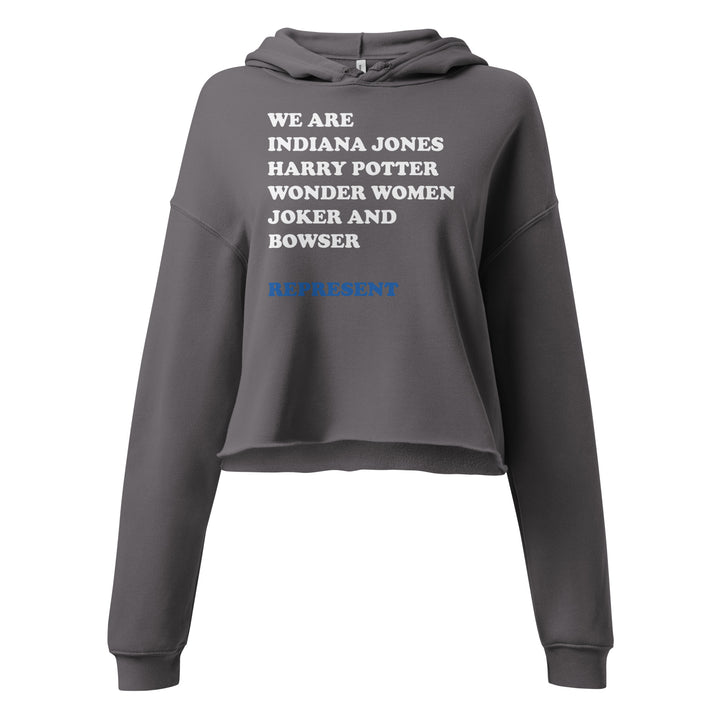 Crop Hoodie | We are Iconic Roles 1