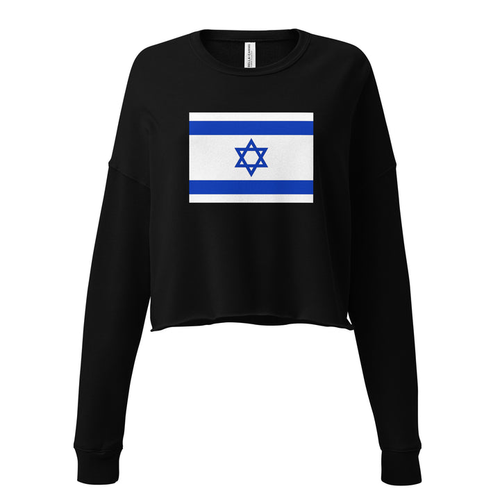 Crop Sweatshirt | Israel Flag