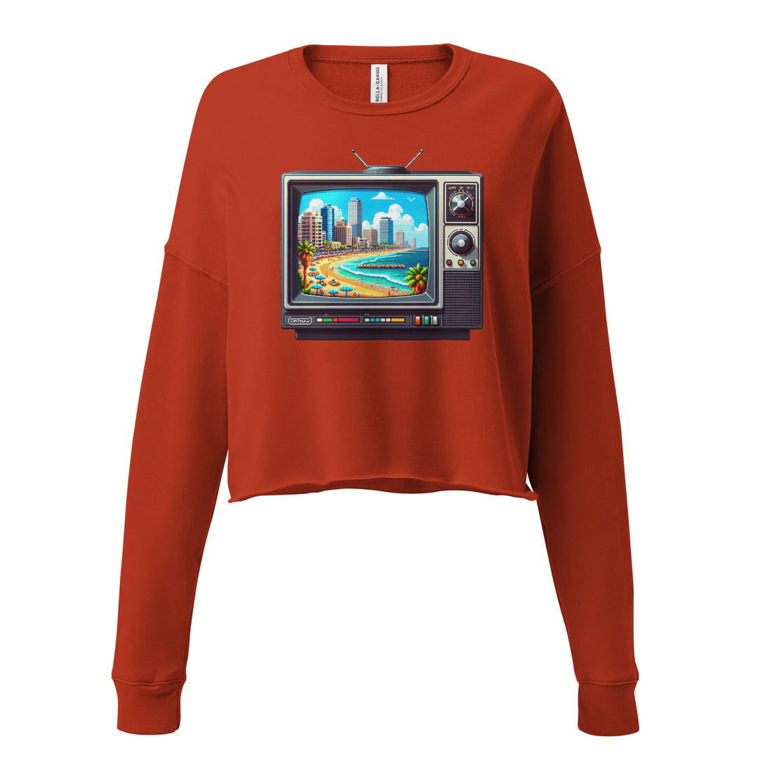 Crop Sweatshirt | 16Bit Tel Aviv Beach