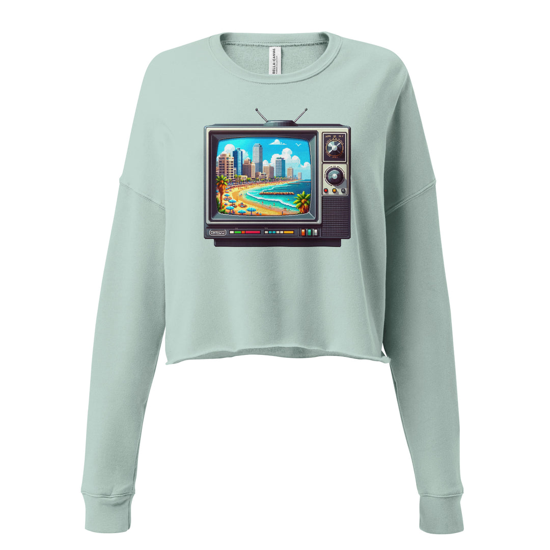 Crop Sweatshirt | 16Bit Tel Aviv Beach