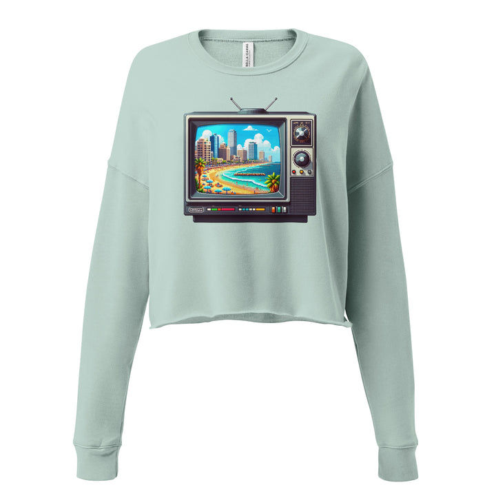 Crop Sweatshirt | 16Bit Tel Aviv Beach