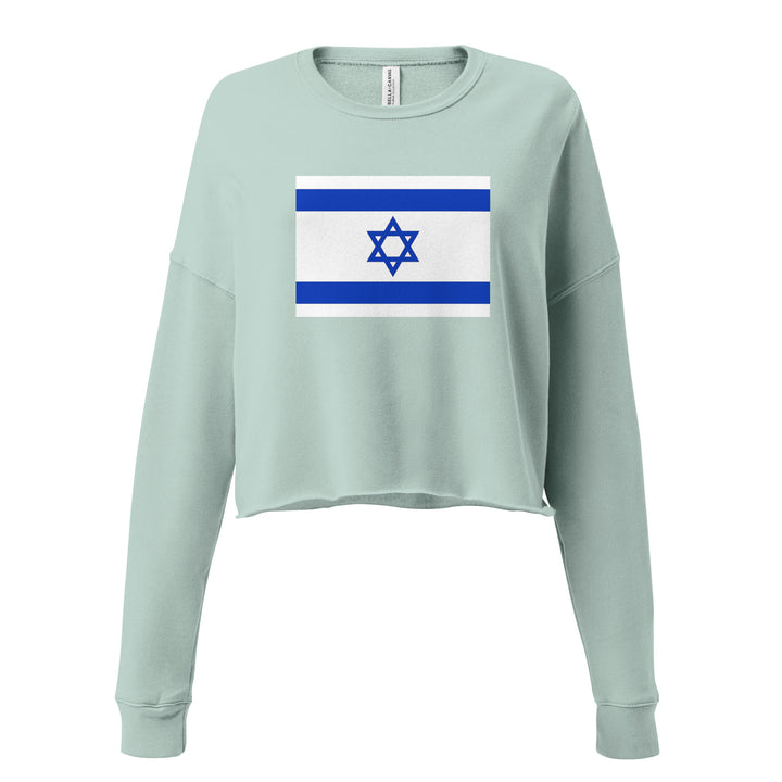 Crop Sweatshirt | Israel Flag