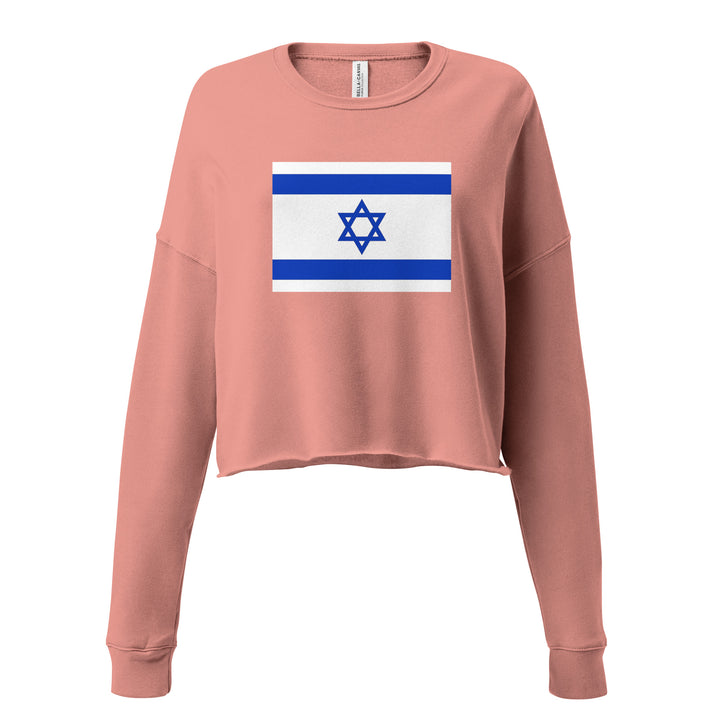 Crop Sweatshirt | Israel Flag