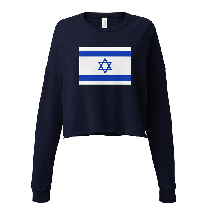 Crop Sweatshirt | Israel Flag