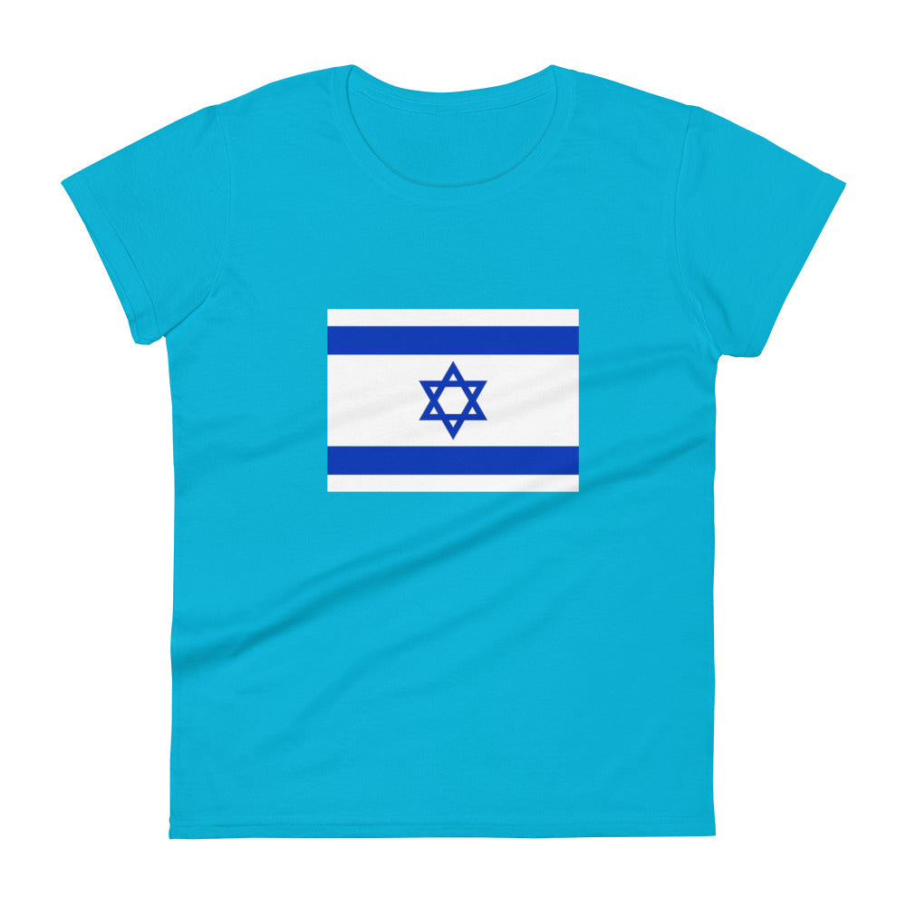 Women's Short Sleeve T-Shirt | Israel Flag