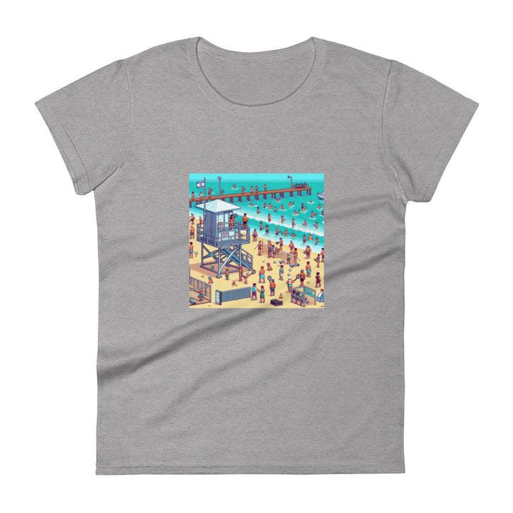 Women's Short Sleeve T-Shirt | TLV Frishman Beach 16 Bit