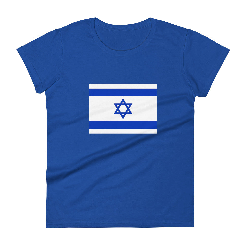 Women's Short Sleeve T-Shirt | Israel Flag