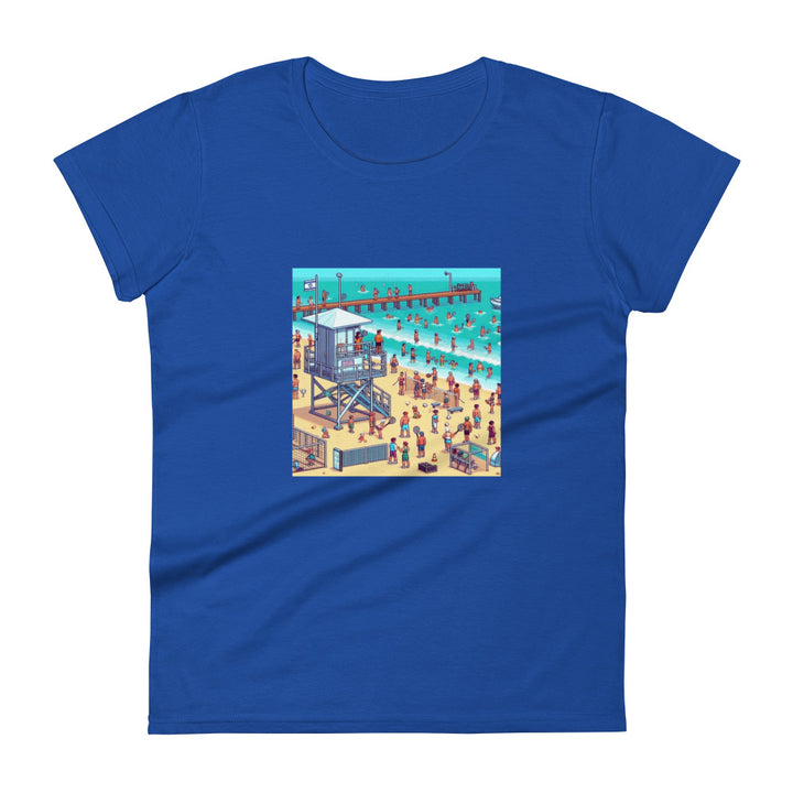 Women's Short Sleeve T-Shirt | TLV Frishman Beach 16 Bit