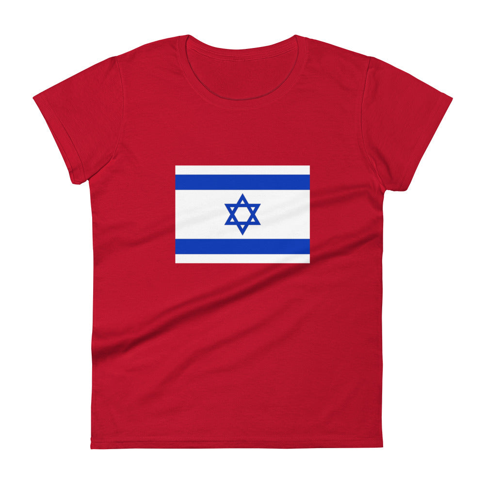 Women's Short Sleeve T-Shirt | Israel Flag
