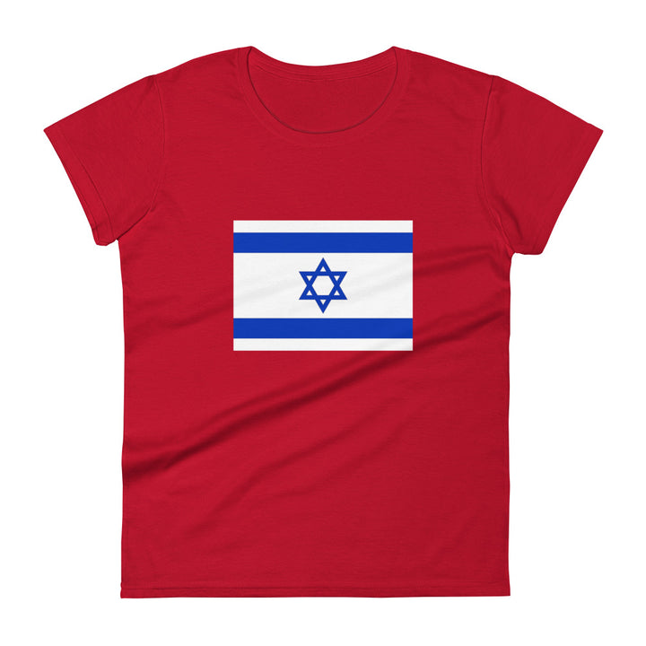 Women's Short Sleeve T-Shirt | Israel Flag