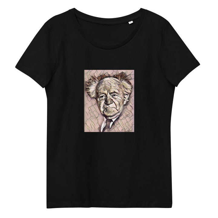 Women's Fitted Organic Tee | David Ben Gurion