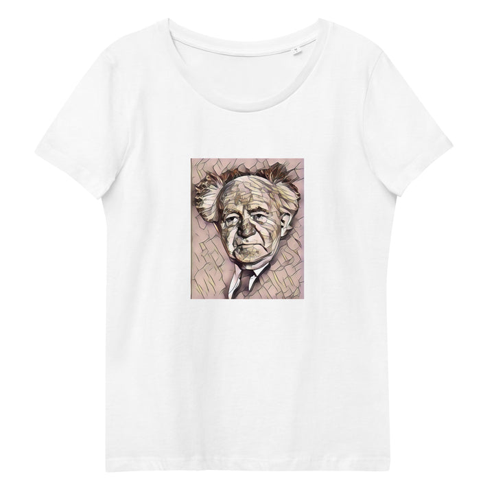 Women's Fitted Organic Tee | David Ben Gurion