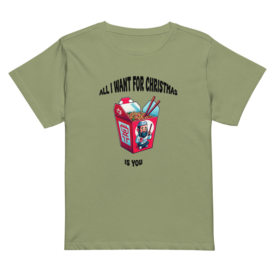 Women’s High Waisted T-Shirt | Christmas