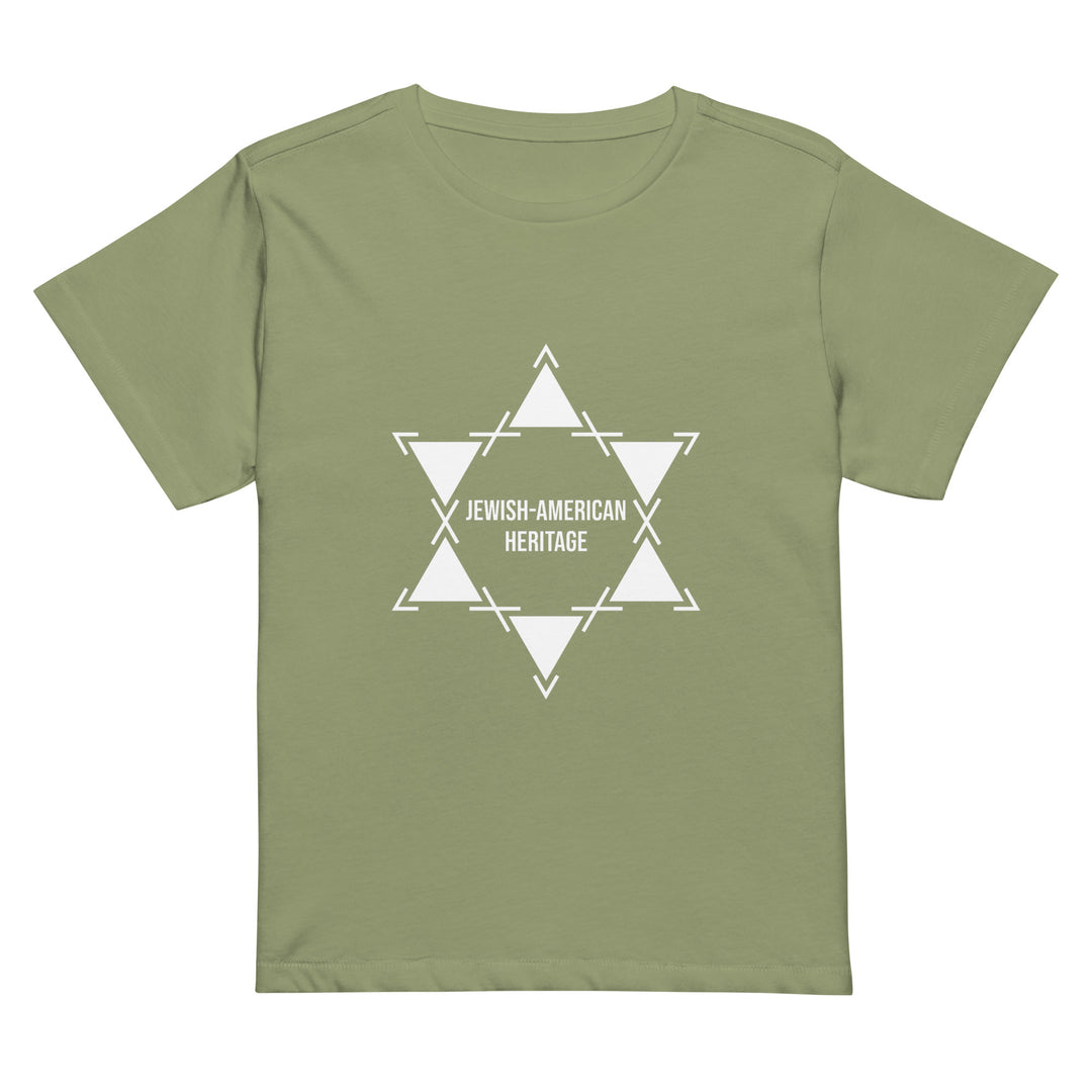 Women’s High Waisted T-Shirt | Jewish American Heritage