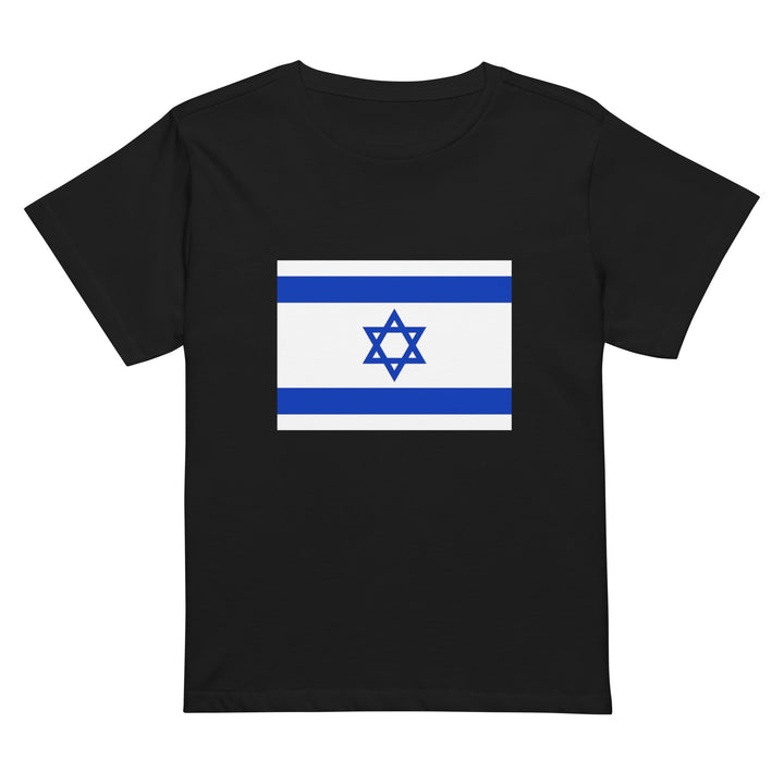 Women’s High Waisted T-Shirt | Israel Flag