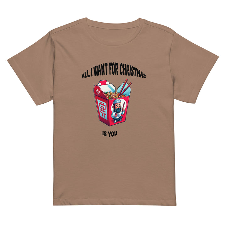 Women’s High Waisted T-Shirt | Christmas