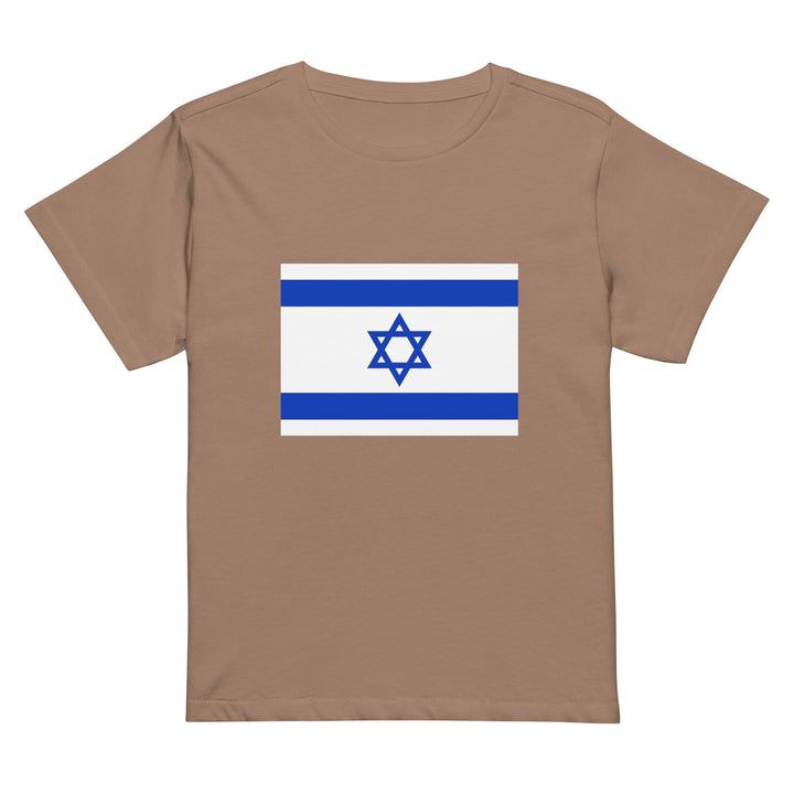 Women’s High Waisted T-Shirt | Israel Flag