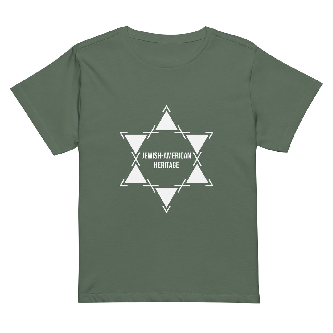 Women’s High Waisted T-Shirt | Jewish American Heritage
