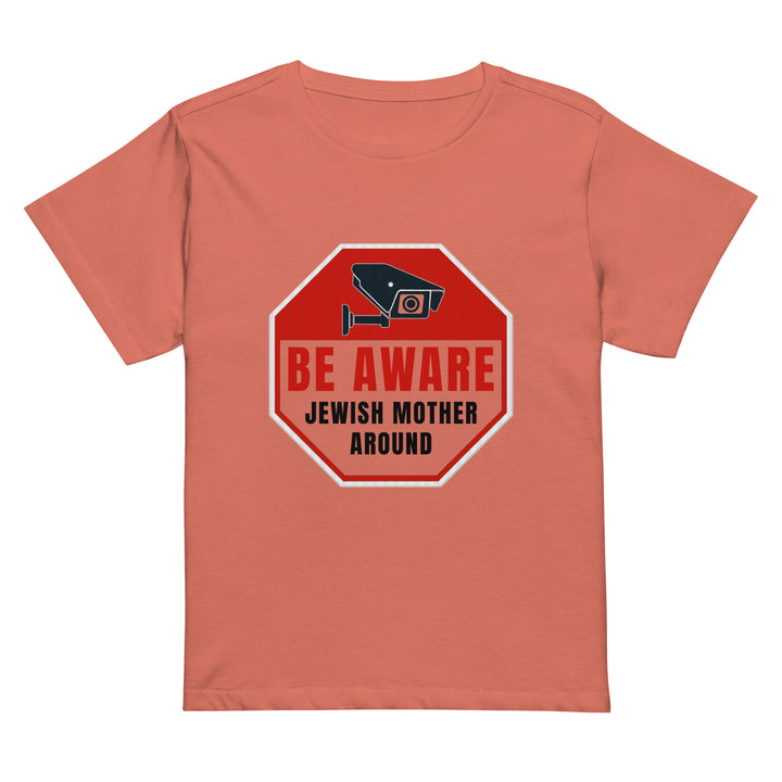 Women’s High Waisted T-Shirt | Be aware jewish mother