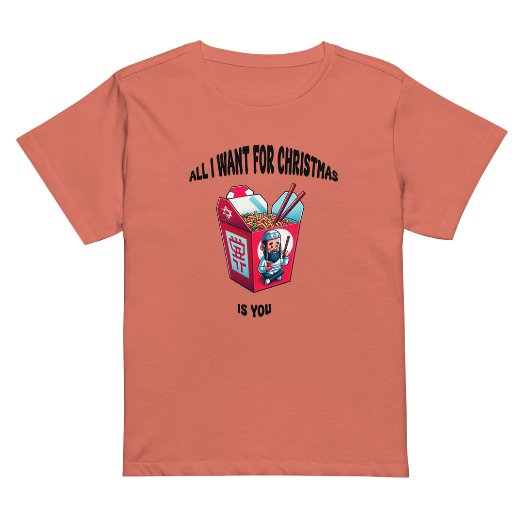 Women’s High Waisted T-Shirt | Christmas