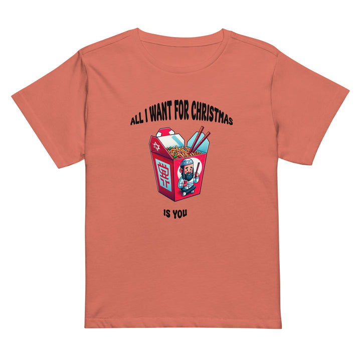 Women’s High Waisted T-Shirt | Christmas