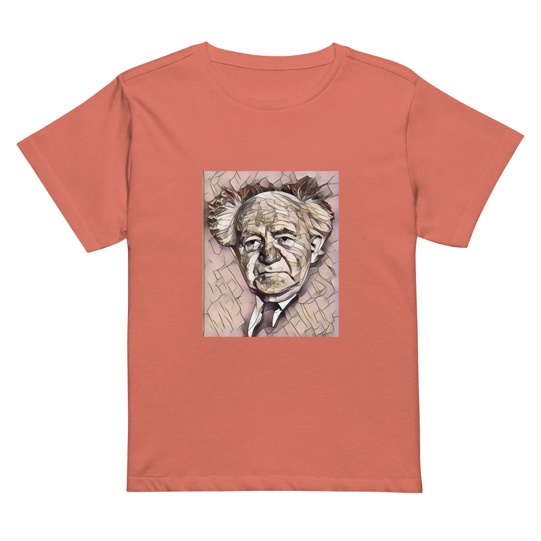 Women’s High Waisted T-Shirt | David Ben Gurion