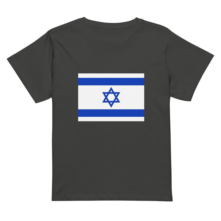 Women’s High Waisted T-Shirt | Israel Flag