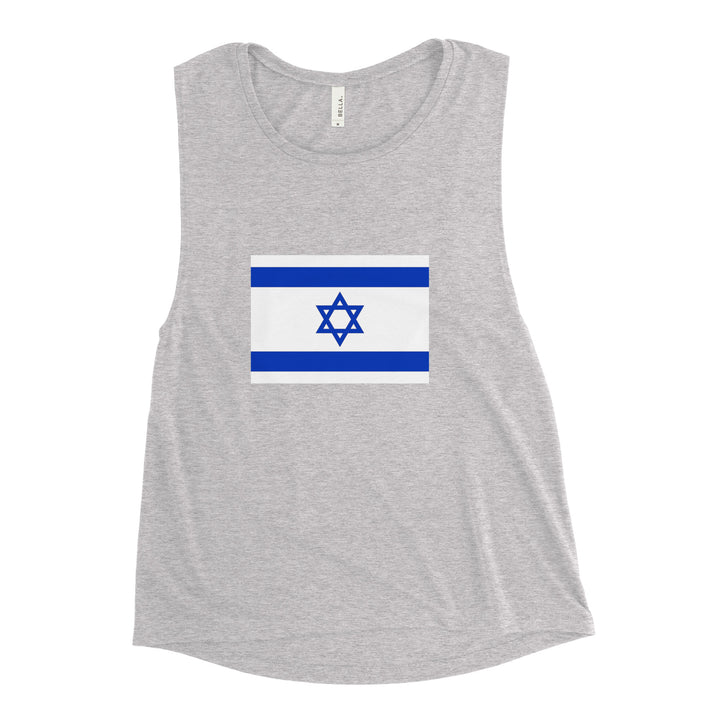 Women's Muscle Tank | Israel Flag
