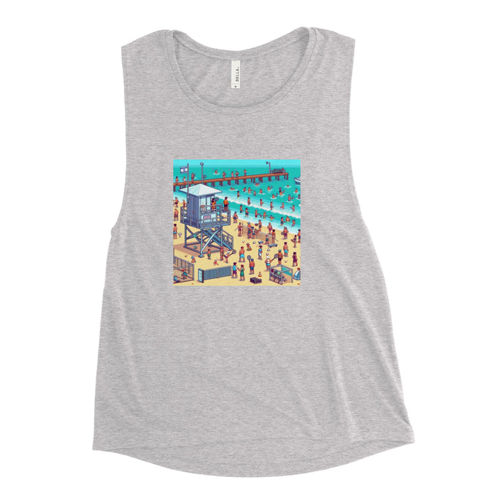 Women's Muscle Tank | TLV Frishman Beach 16 Bit
