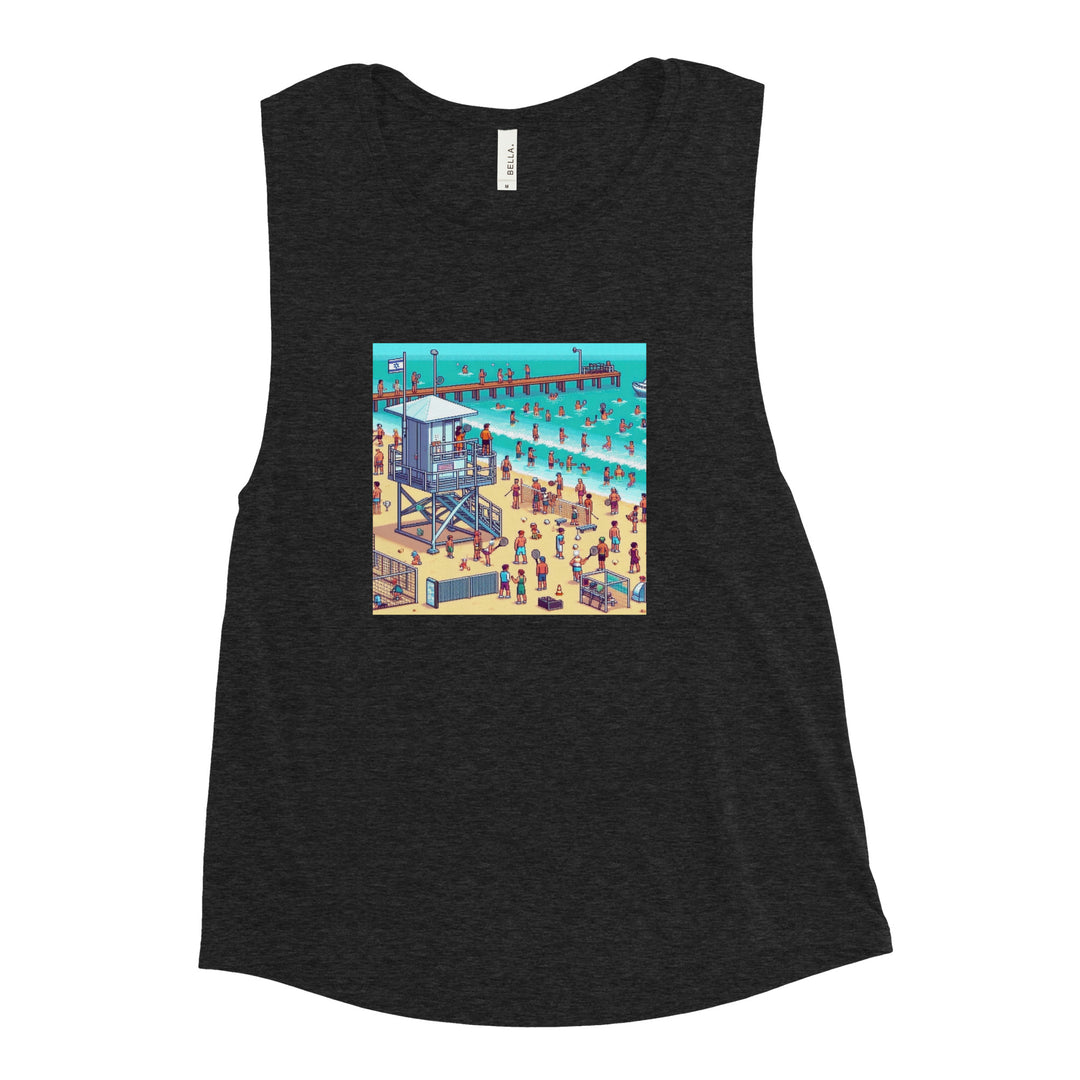 Women's Muscle Tank | TLV Frishman Beach 16 Bit