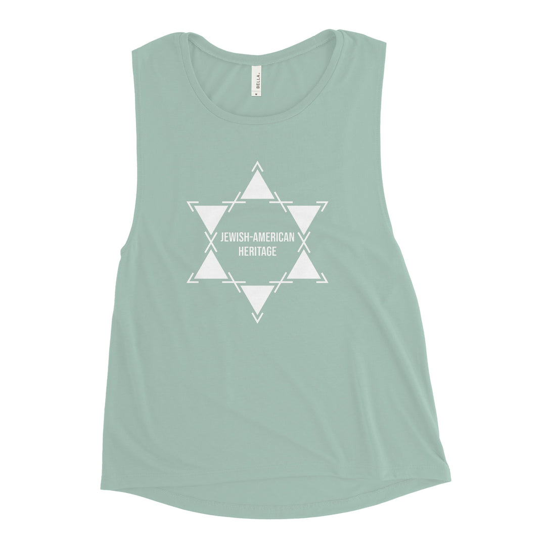 Women's Muscle Tank | Jewish American Heritage