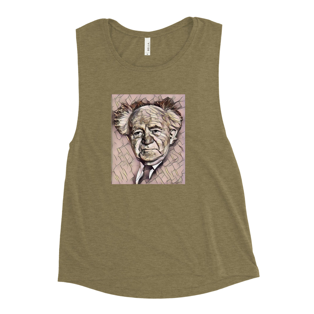 Women's Muscle Tank | David Ben Gurion